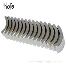 custom instrument arc neodymium NdFeB magnet for sale